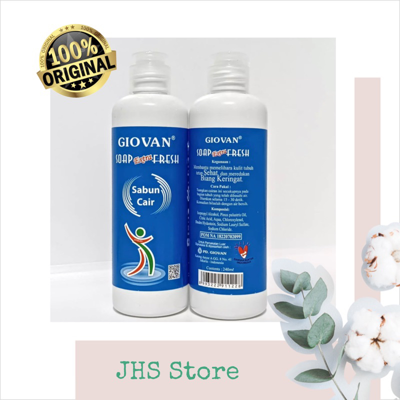 Giovan Soap Fresh / Sabun Mandi Bayi 90 ml