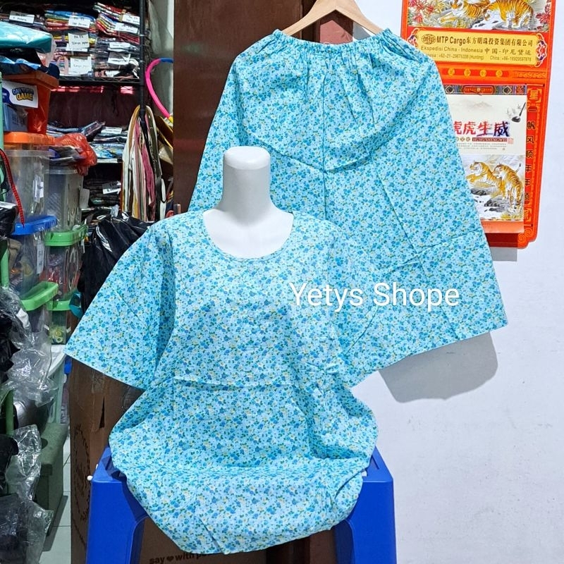 Hoki&Sheila Jumbo LD120 C3/4 Baju Tidur Piyama Rayon Fit XXL