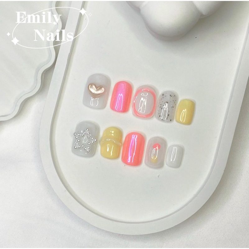 Press On Nails | Premium Fake Nails | Nail Custom | Korean 3D Nail Art