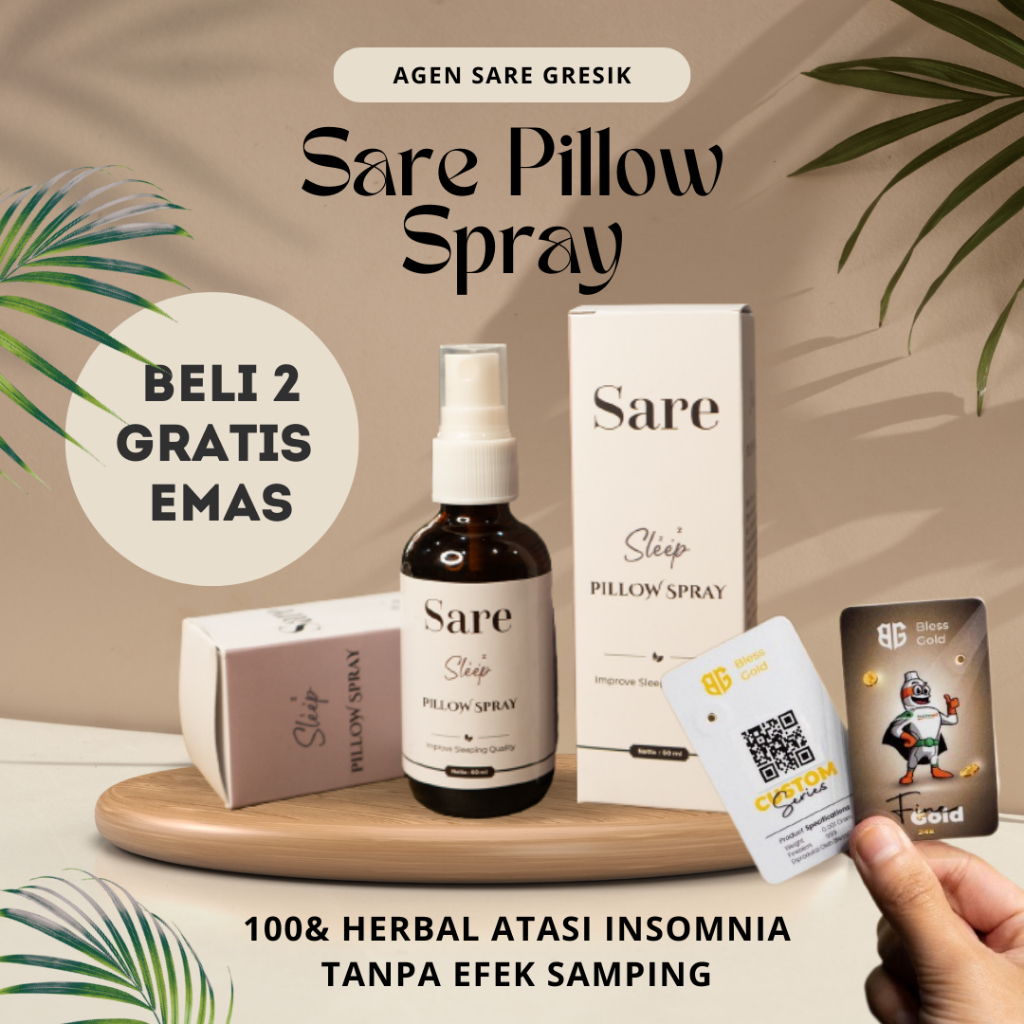 Sare Pillow Spray obat insomnia sulit tidur | obat insomnia sulit tidur ampuh  tanpa efek samping | 