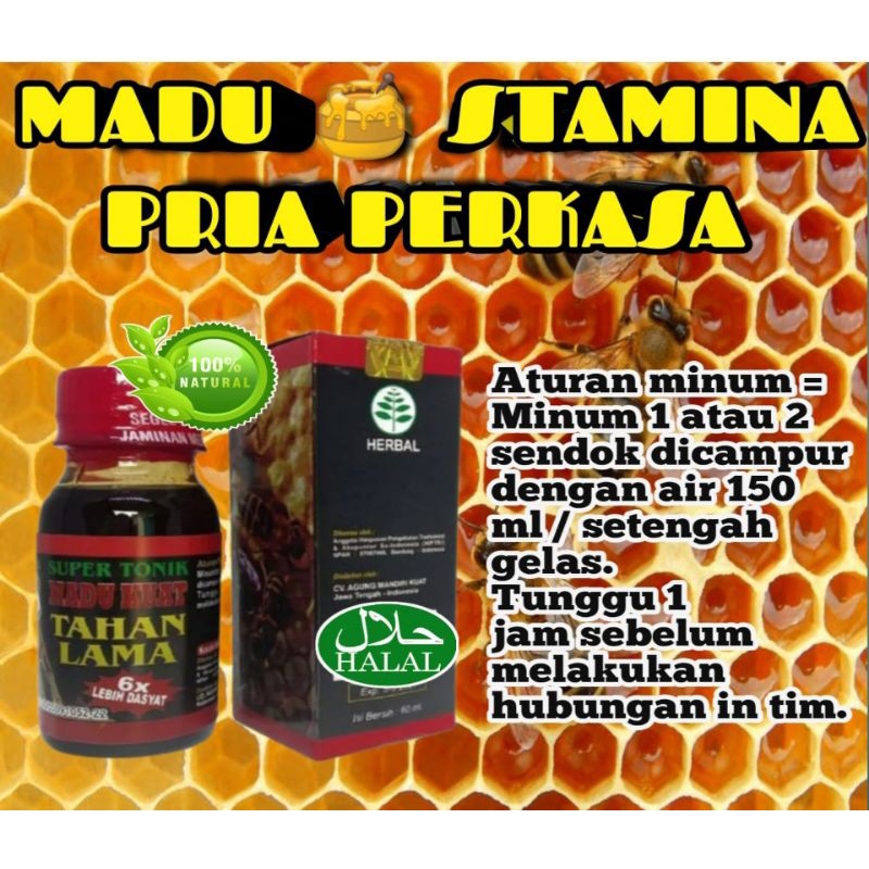 Madu Super Tonik 6x Cap Kuda Kuat Alami Tahan Lama