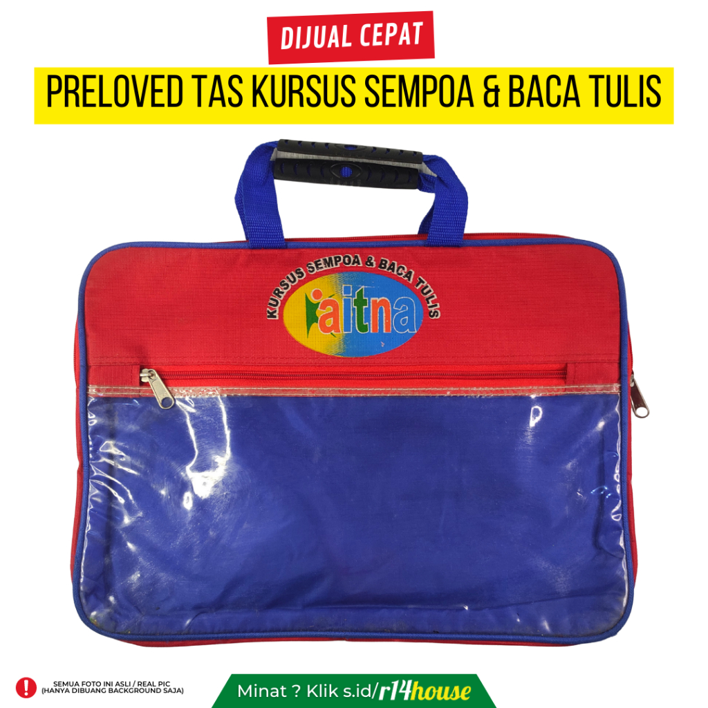 PRELOVED TAS KURSUS SEMPOA & BACA TULIS