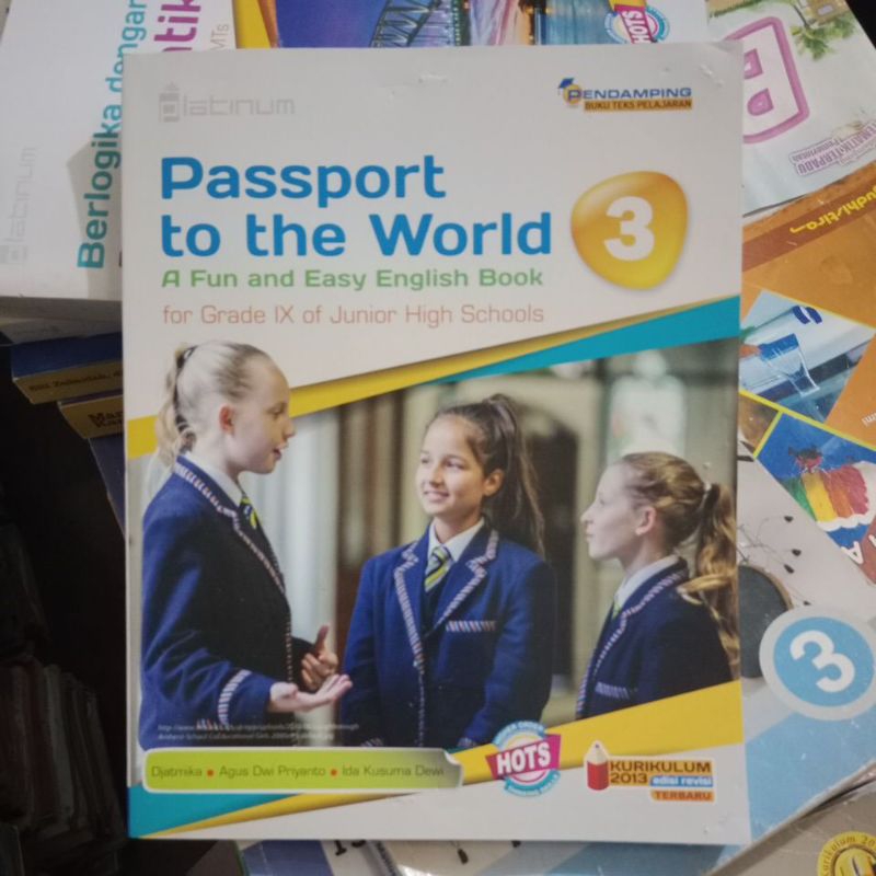 buku passport to the world (bahasa Inggris) SMP kelas 3-9 penerbit tiga serangkai platinum