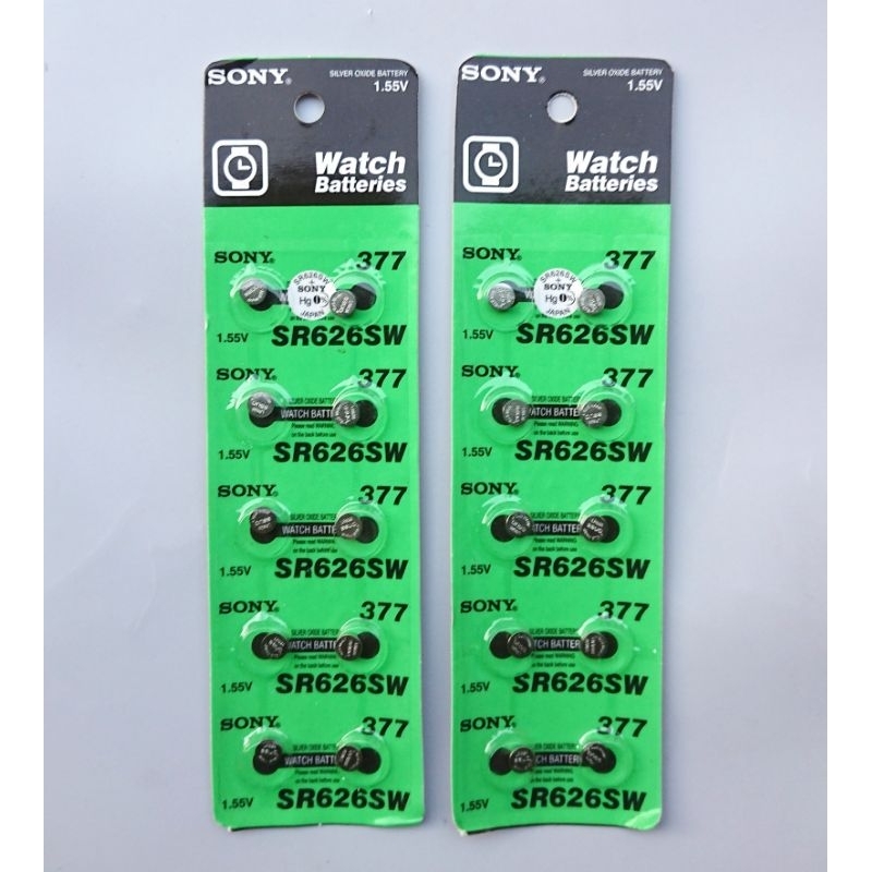 Baterai Sony SR 626 SW / 377 batre sony(5pcs)
