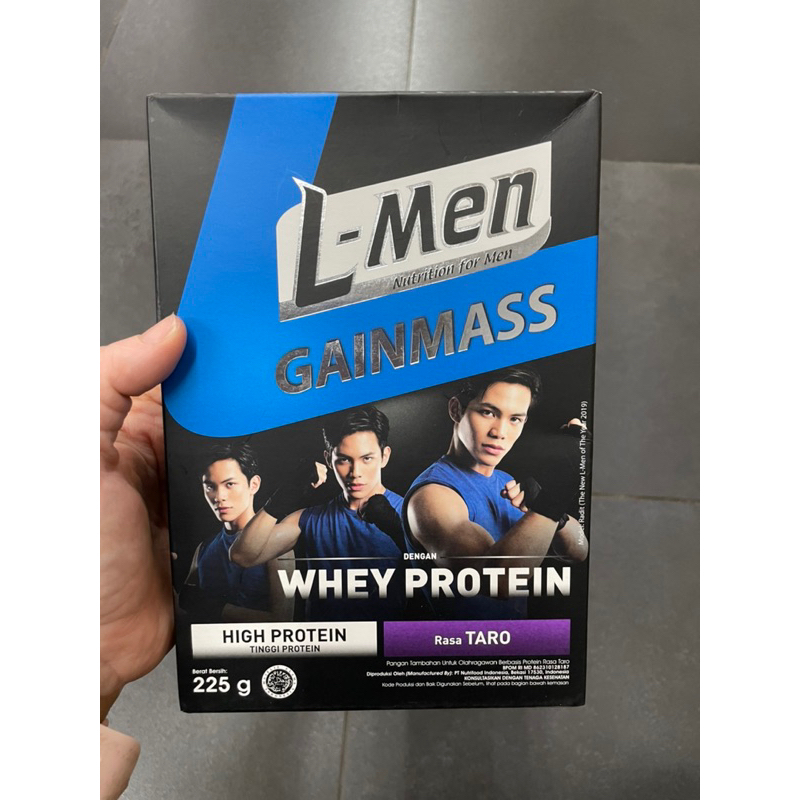 

L-Men Gain Mass Taro 225gram - Suplemen Penambah Massa Otot Tinggi Whey Protein