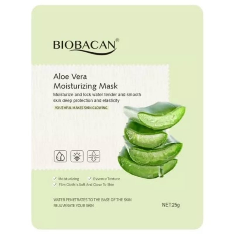 facial sheet mask biobacan masker wajah