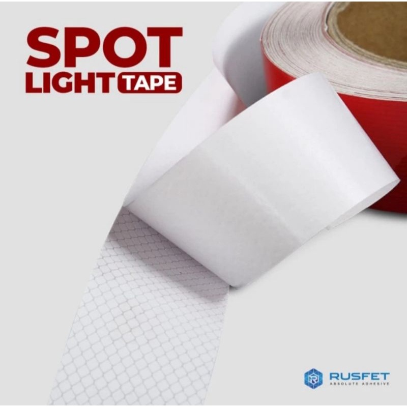 Lakban Spot Light Tape 48mm X 5m Rusfet Safety Isolasi