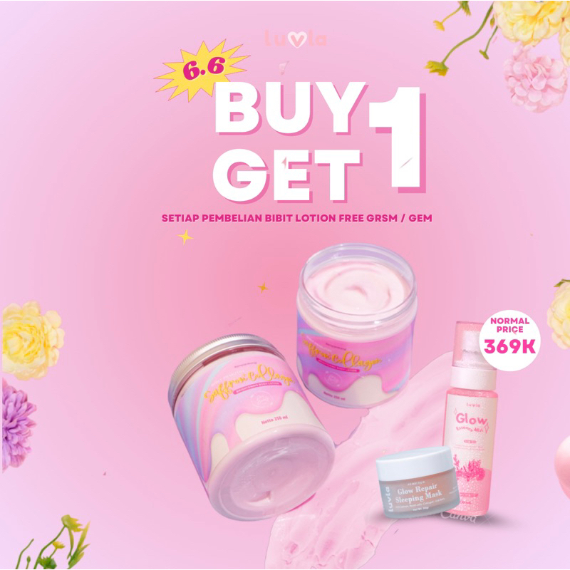 BUY 1 GET 1 Whitening Booster Bibit Pemutih Saffron + Collagen by Dews Beauty Dr Dewi Muna
