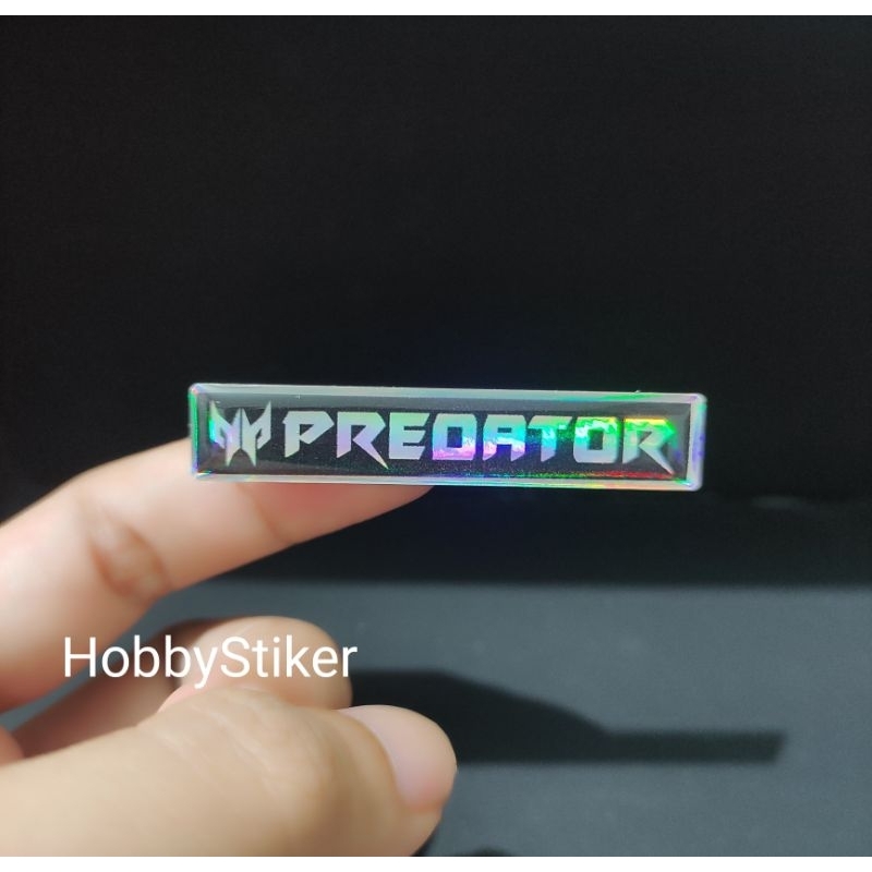 stiker timbul Acer predator gaming untuk bezel laptop pc komputer