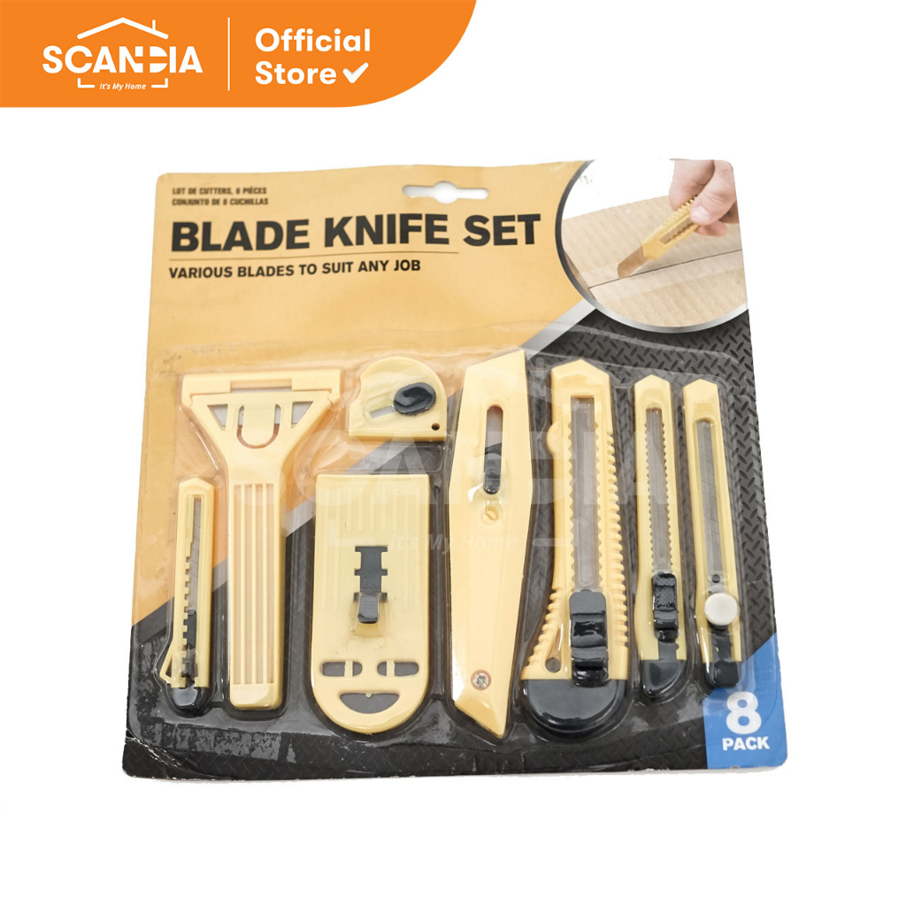 

SCANDIA Blade Knife Set 8 Pcs (HT0003).