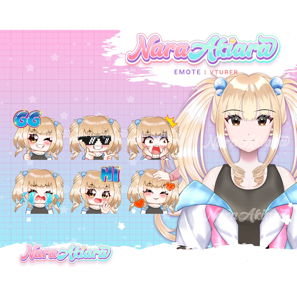 Jadikan Streaming Anda Lebih Menarik dengan Vtuber Emote untuk Streamer Twitch, Emote Streaming, Twi