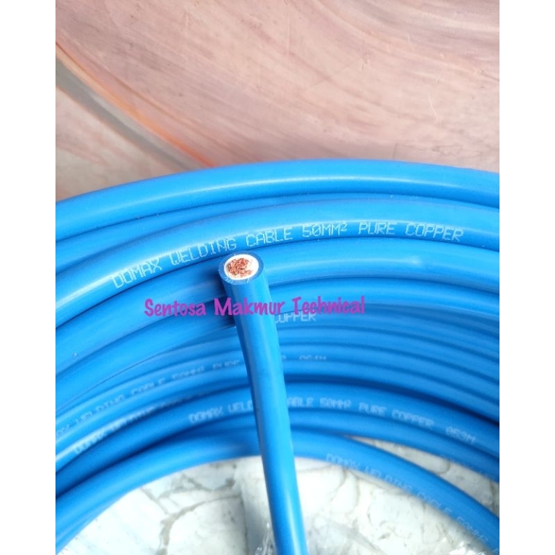 DOMAX 50 MM Kabel Las Welding Cable Full Copper Tembaga Murni 50MM