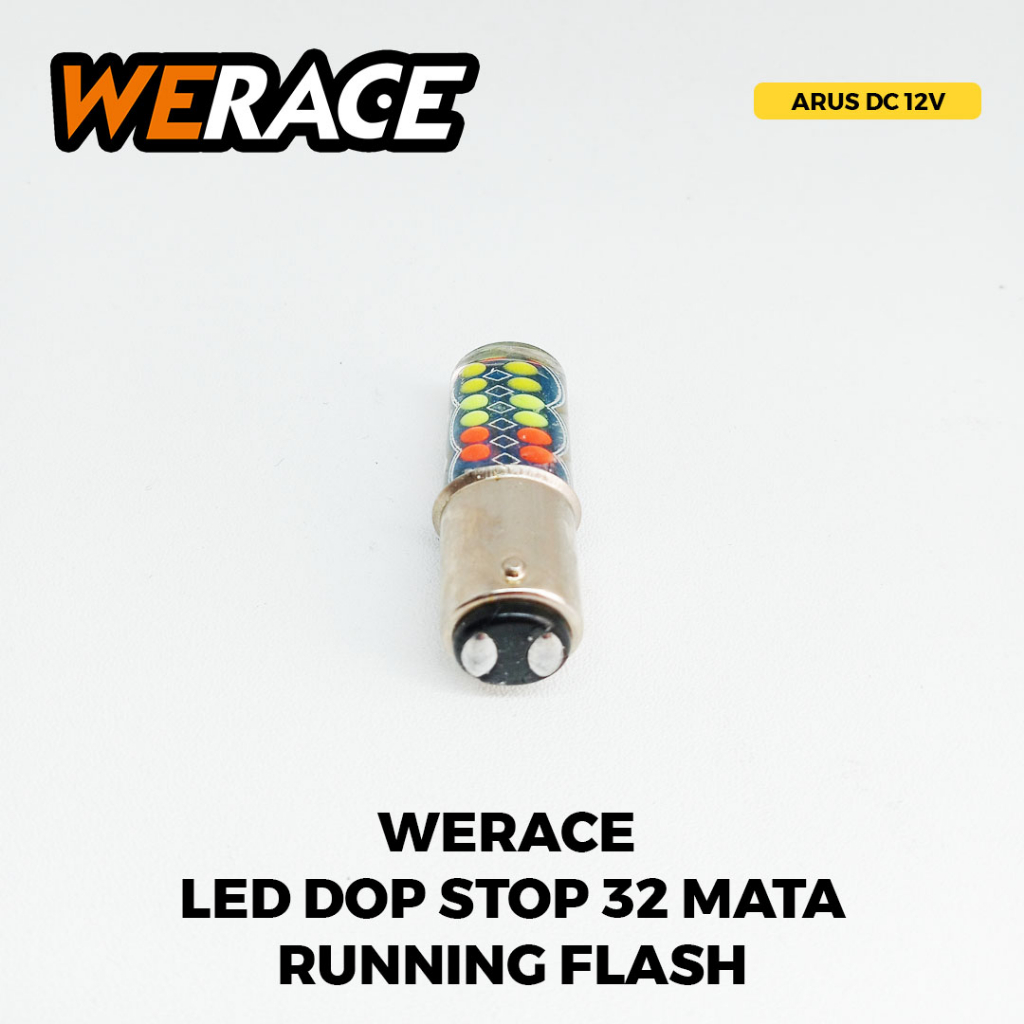 [WERACE]LED DOP STOP 32 MATA RGB RUNNING FLASH