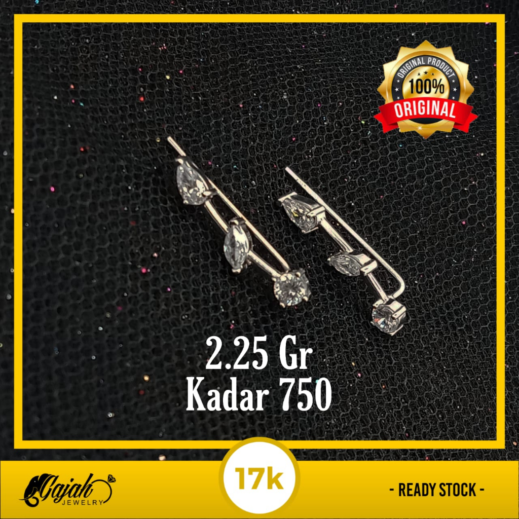 Anting Emas 17K - 2.25 Gr Kadar 750 - 5324