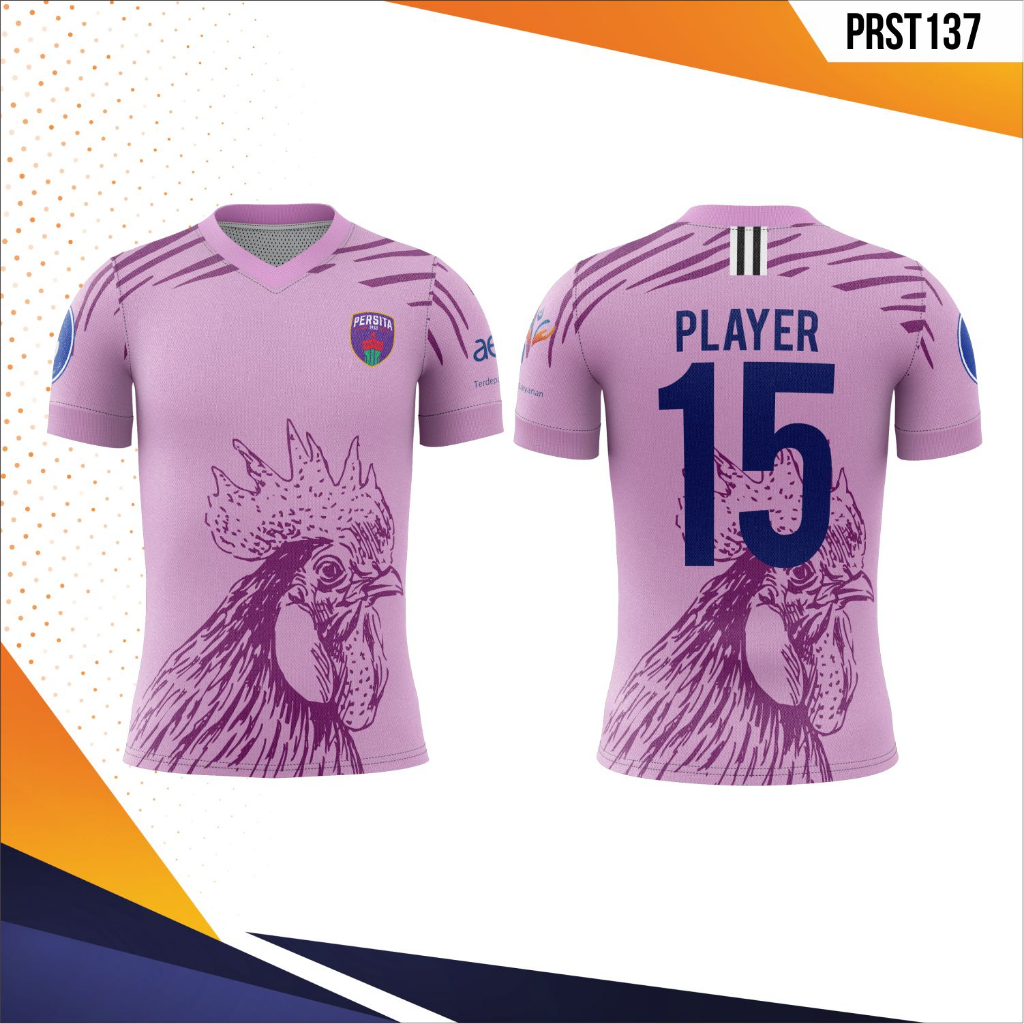 JERSEY BOLA PERSITA TANGERANG THIRD FULL PRINTING BAHAN DRYFIT MICRODOT DAN MILANO CUSTOM