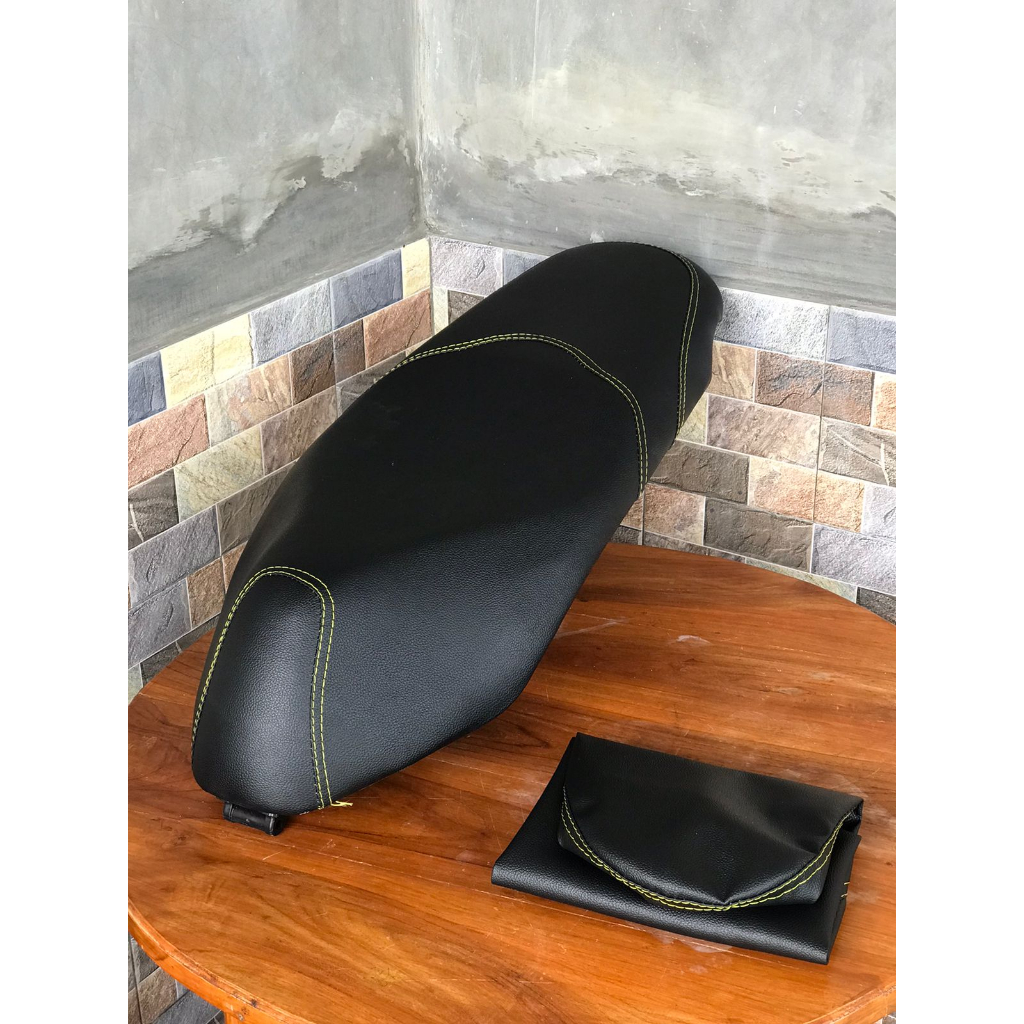 Kulit sarung jok oscar mio sporty-kulit jok motor bahan oscar-KULIT JOK MIO SPORTY