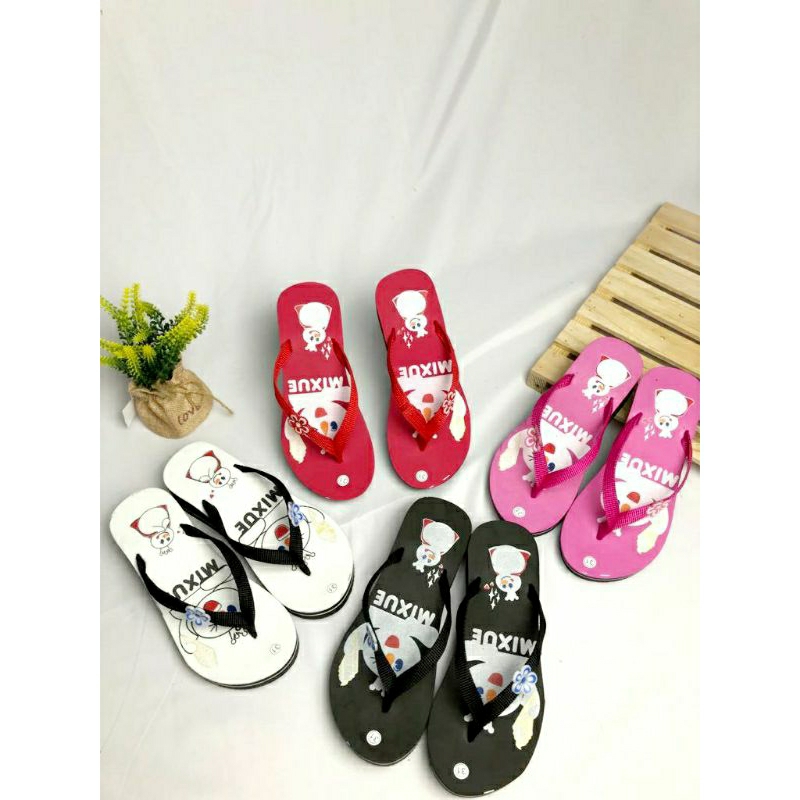 Sandal Viral anak wedges Perempuan Mixue