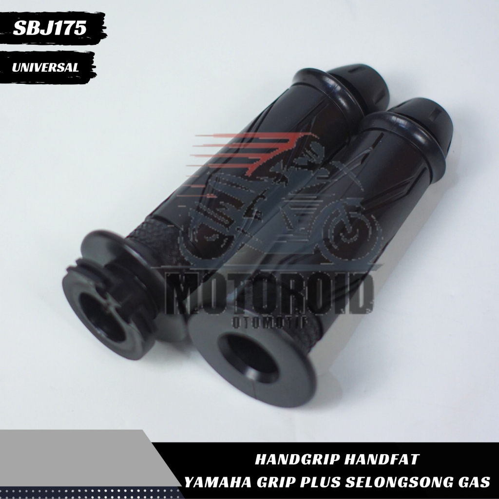 Handgrip Selongsong Pabrik Bawaan Grip Assy Set Black Yamaha Standart