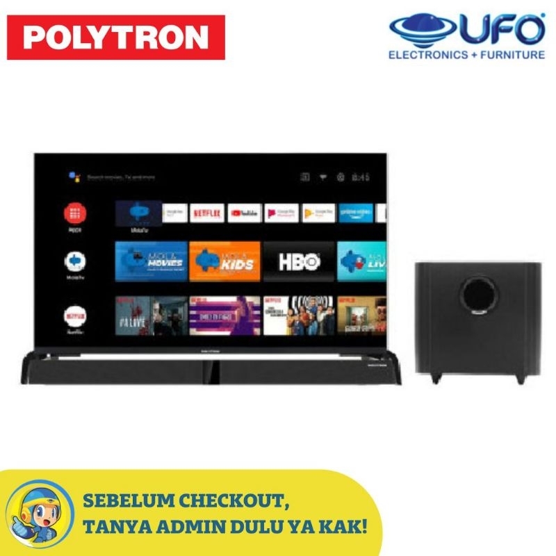 POLYTRON 32BAG9858 LED TV ANDROID 32 INCH SOUNDBAR