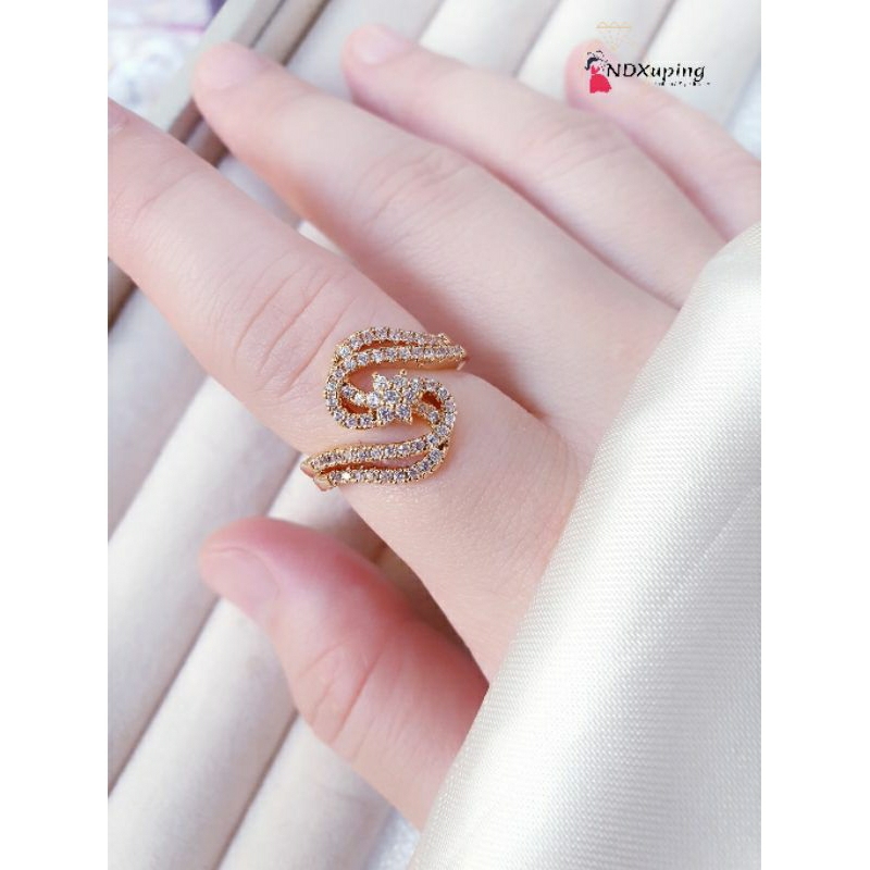 Cincin Wanita Xuping Cantik Dan Simple Fashion N23062305