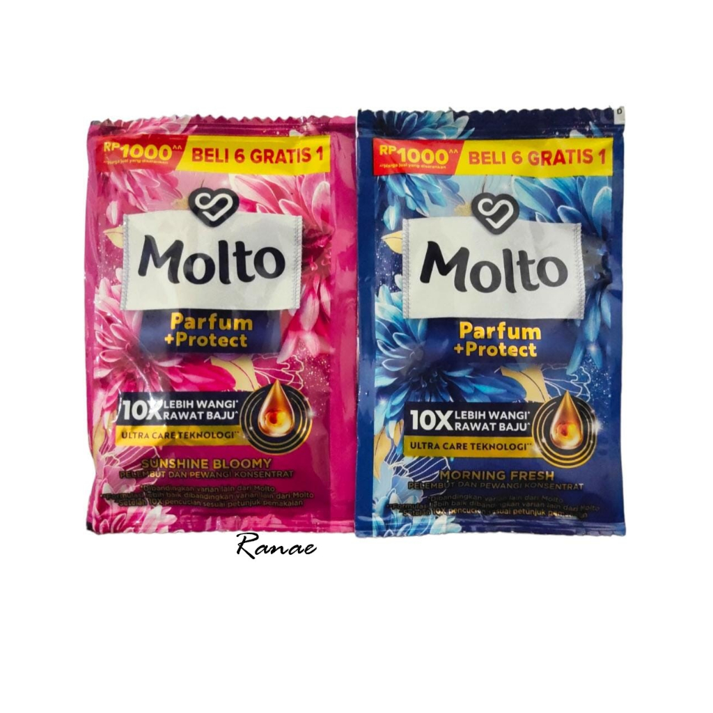 Sachet - Molto All In One Pelembut dan Pewangi Pakaian Sachet 18ml