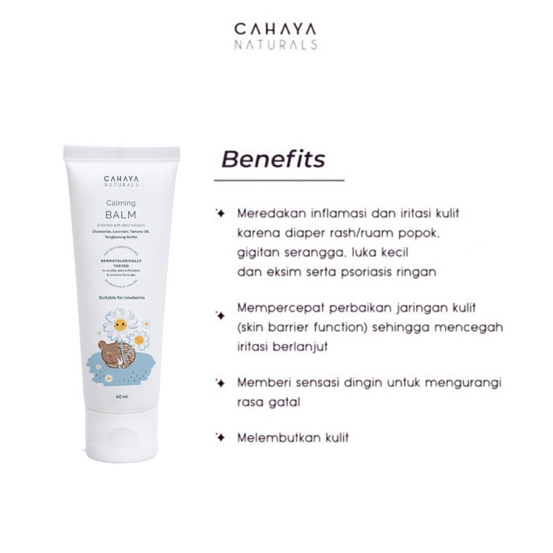 CAHAYA Naturals Calming Balm