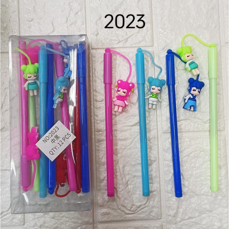 

pen gel gantungan putri korea isi 12