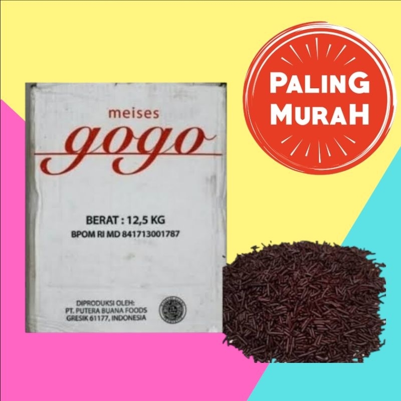 GOGO Meses Coklat Kemasan Re-Pack 250gr