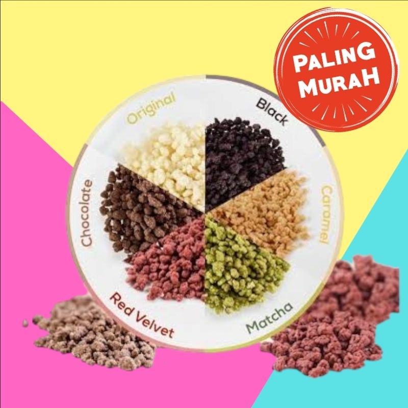 La Kreiva Cake Crumble Kemasan Re-Pack 100gr Berbagai Varian Rasa