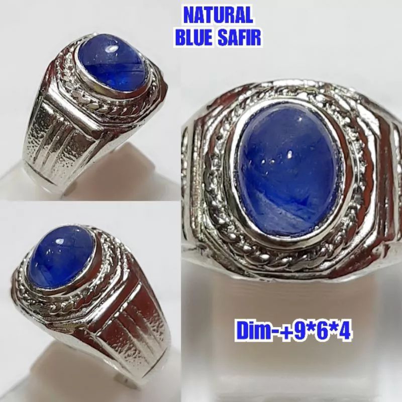 CINCIN BATU BLUE SAFIR AFRIKA