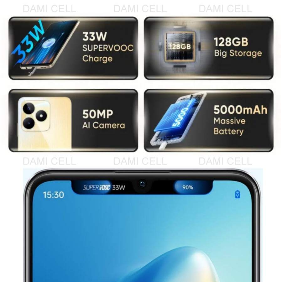 Realme C53 NFC Ram 6/128GB Garansi Resmi New/Segel/BNIB No Repack