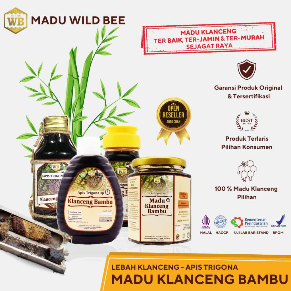 

Madu Klanceng Bambu / Lebah Apis Trigona Wild Bee - Mini