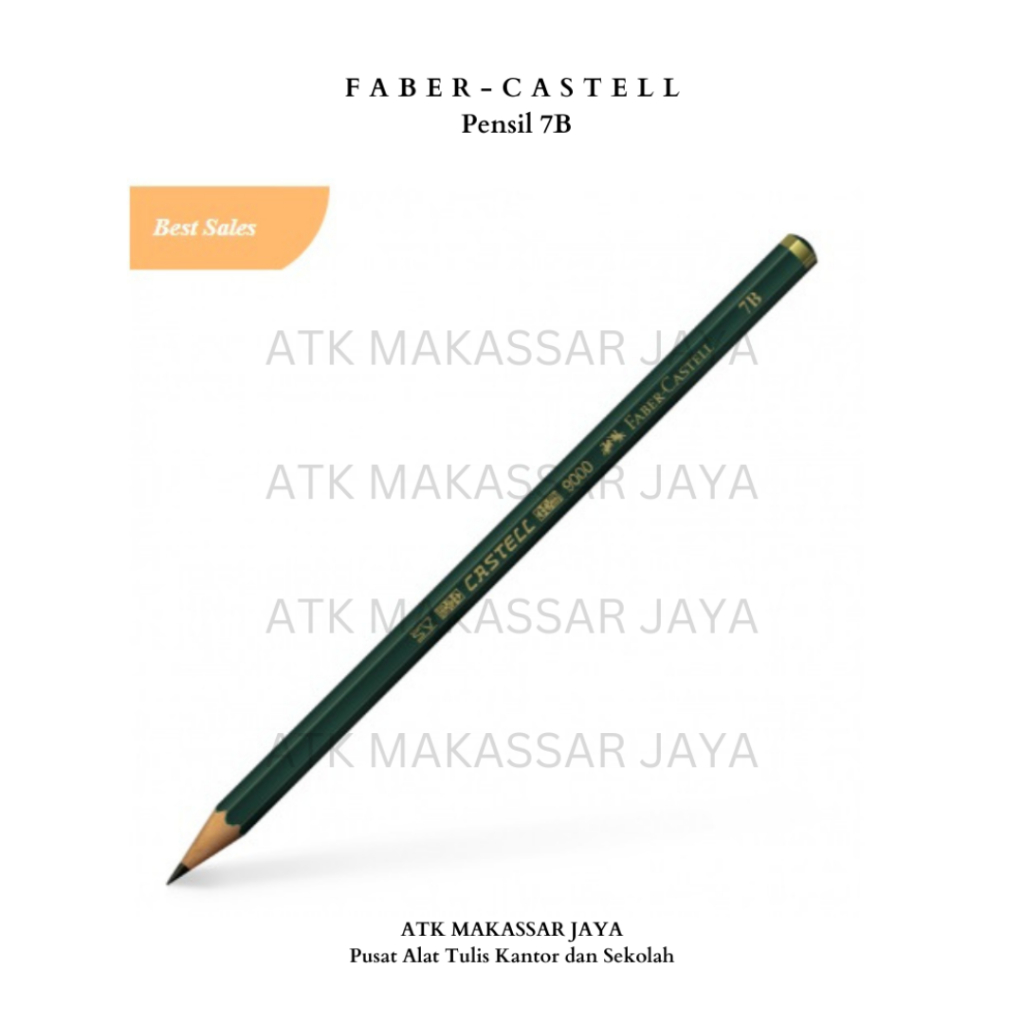 

Pensil Komputer / Graphite Pencil Faber Castell 7B