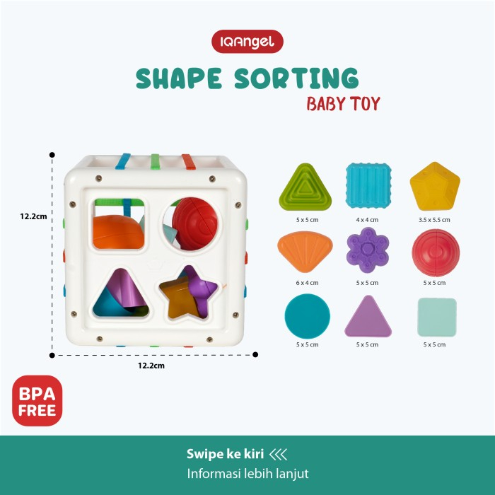 Mainan anak IQ Angel Shape Sorting toys IQ0211