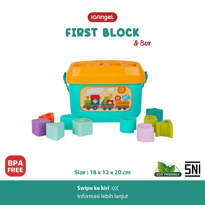 Mainan anak IQ Angel first block &amp; box IQ0218