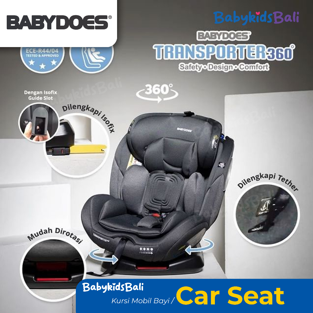 Car Seat Babydoes CH 8738 Transporter 360°/ Kursi Mobil Bayi