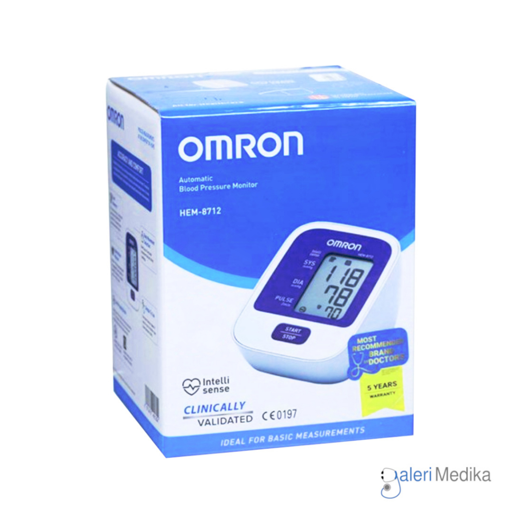 Tensimeter Digital Lengan Omron HEM 8712 / HEM8712 / HEM-8712 Dengan Teknologi Intellisense