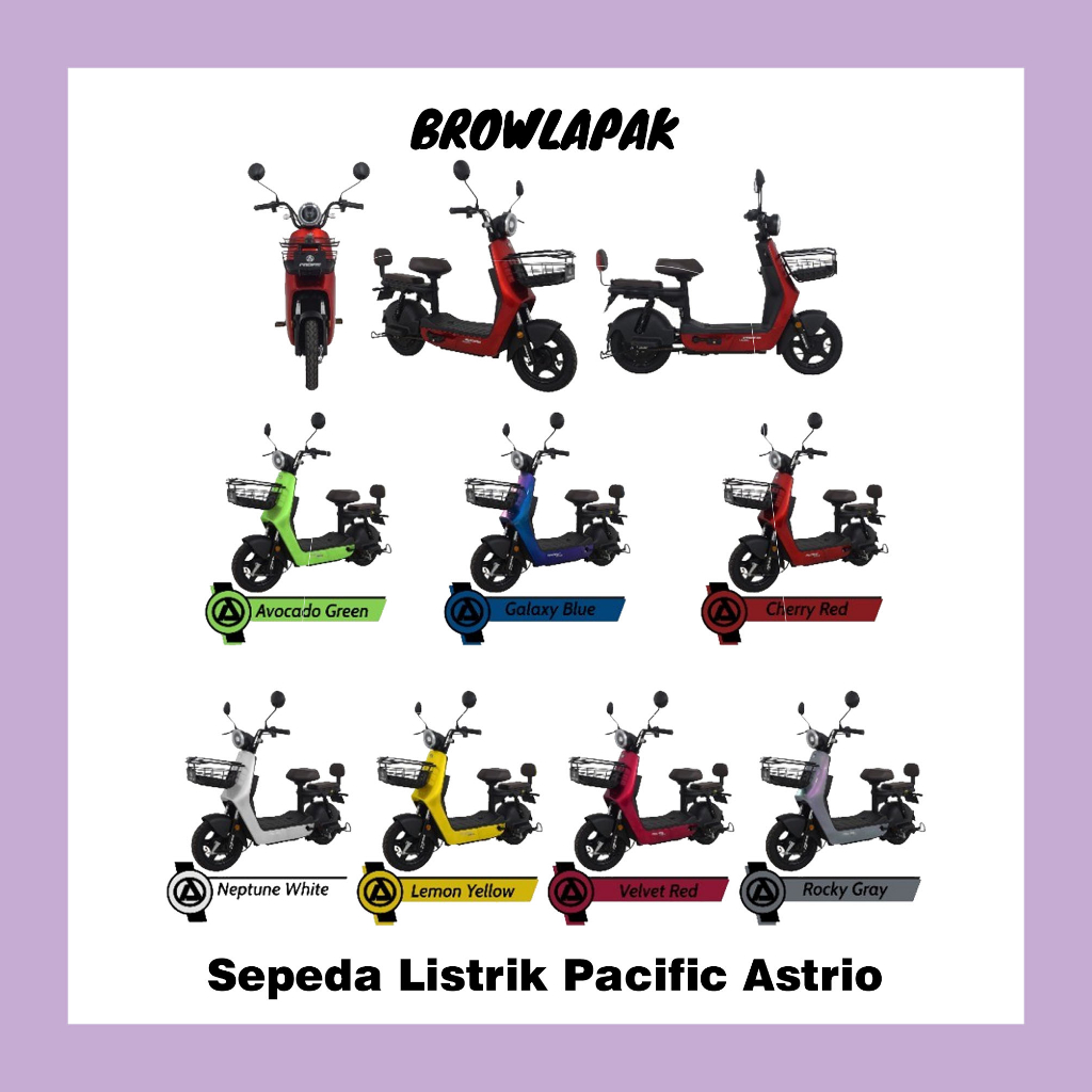 Sepeda Listrik Pacific Astrio / E Bike Pacific Astrio