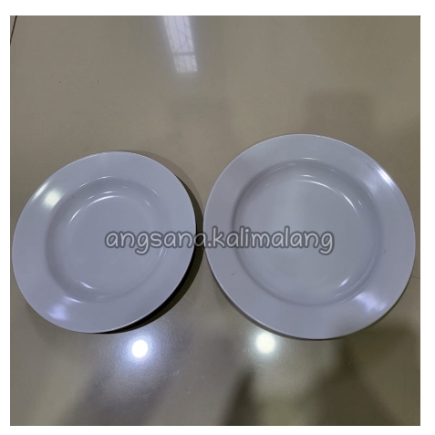 Hoover melamine food grade piring makan dan piring lauk 8inc kode 4008 dan 9inc kode 4009