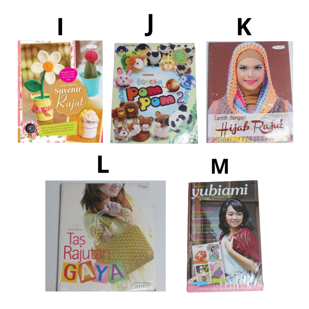 AnekaBenang - Buku Rajut / Merajut / Pola / Crochet