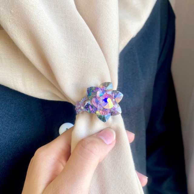 Cincin Hijab / Ring Hijab Swarovski