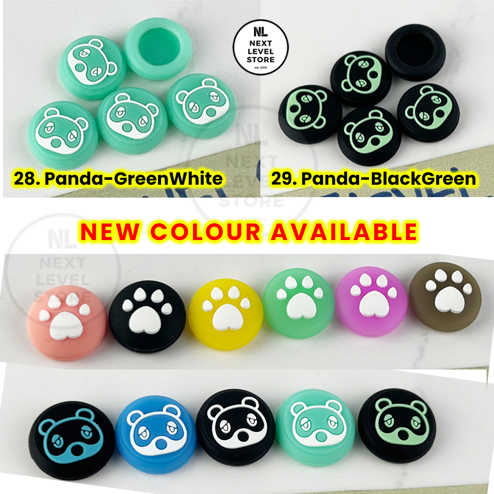 Analog Cap Thumb Grip Cover Caps Silikon Silicone Nintendo Switch Joycon Joy-Con - 1 pcs - Pilih Model di VARIASI