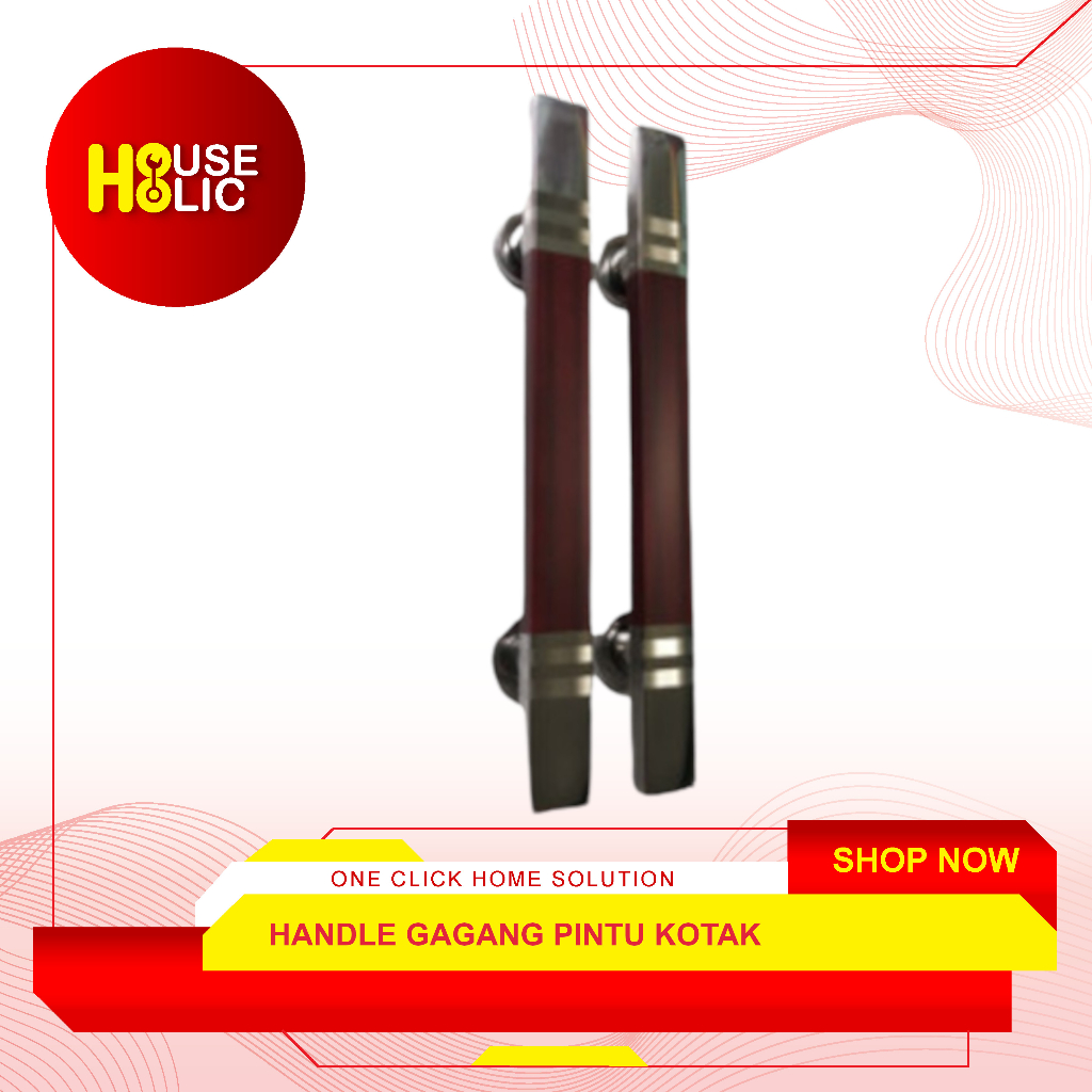 Handle Gagang Pintu Rumah Kotak / Handle Tarikan Pintu Kotak 15 x 30