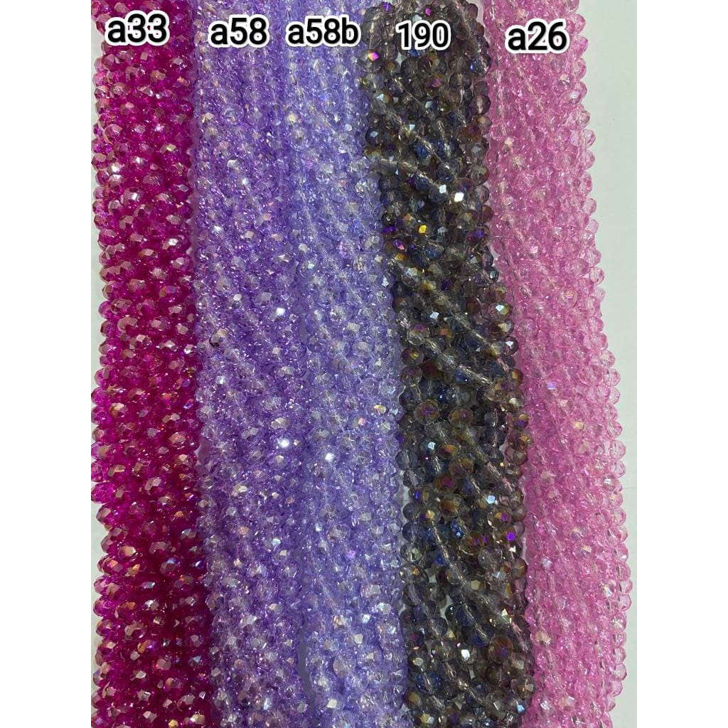 Kristal Ceko Bulat 3 mm warna [2/2] per 10 strings