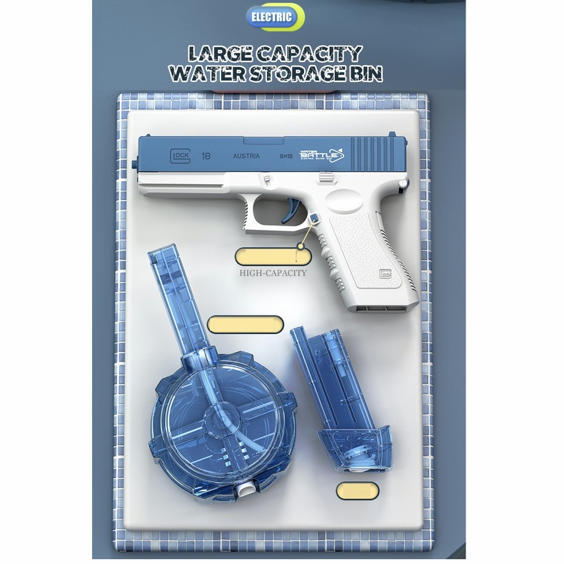 YUN Mall Mainan pistol air elektrik modern, Electric continuous water gun