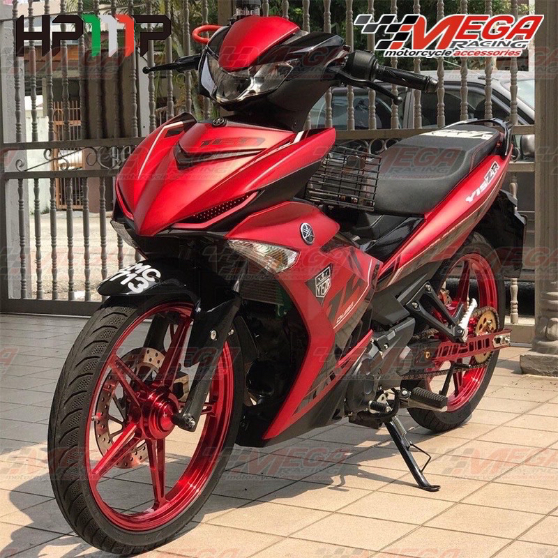 Cover List Yamaha Mx King Model Mata Gaban RGB Multicolor Lampu Audi DRL Depan Lampu Senja Led + Alis Motor Mxking 150 Jupiter Mx 150 Mx150 Mxking150 New Old