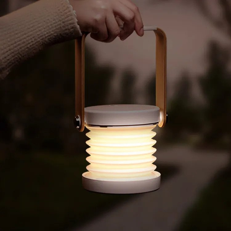 Lampu Baca LED Emergency Lamp Portable Lipat Lampu Camping Lentera Lampu Tidur Meja Serbaguna