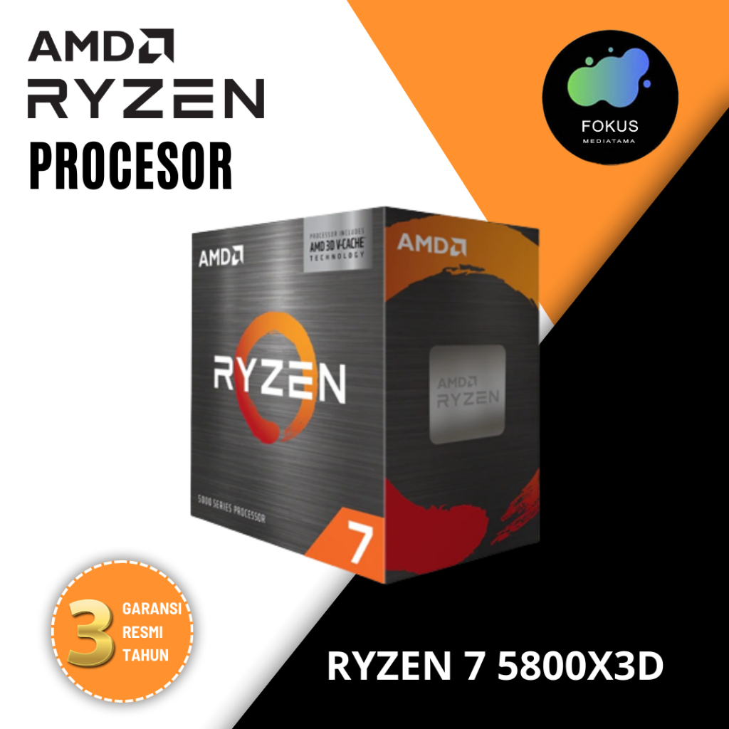 AMD RYZEN 7 5800X3D | AMD AM4 Zen 3 Vermeer 8 Core 16 Threads