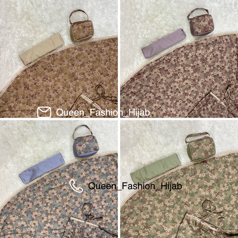 (Bisa COD Best Motif by Queen) Original Best Seller Mukena 2in1Motif Arm*ni Silky Premium Dewasa Real Pict Limited Stock/ Mukena Ukuran Jumbo/ Mukena Silky Motif