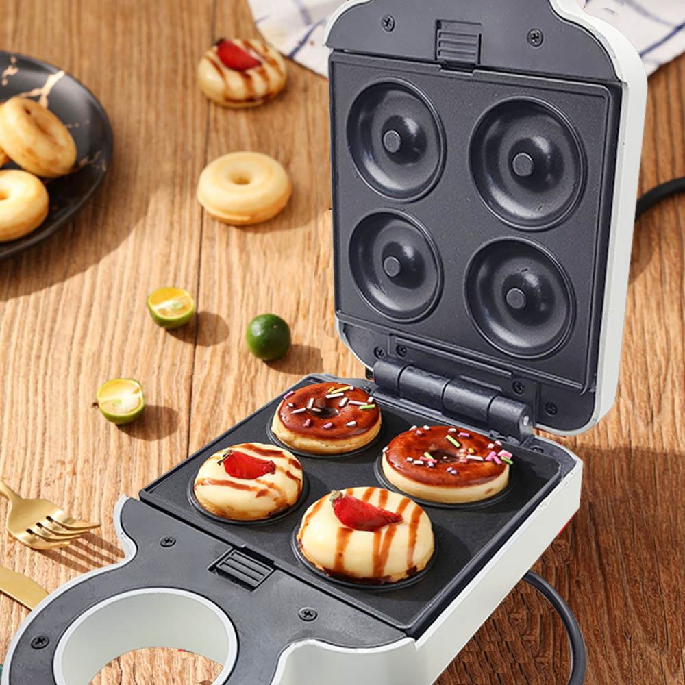 3 In 1 Pemanggang Roti Toaster, Pembuat Donat Dan Waffle S631- Dengan 6 Pasang Aksesoris Breakfast Machine Multifungsi Lengkap [KF]